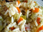 Rice with Carrots and Walnuts